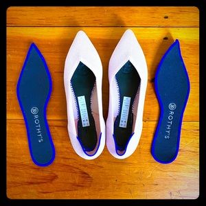 Rothy’s Size 9.5 Pale Pink Point.
